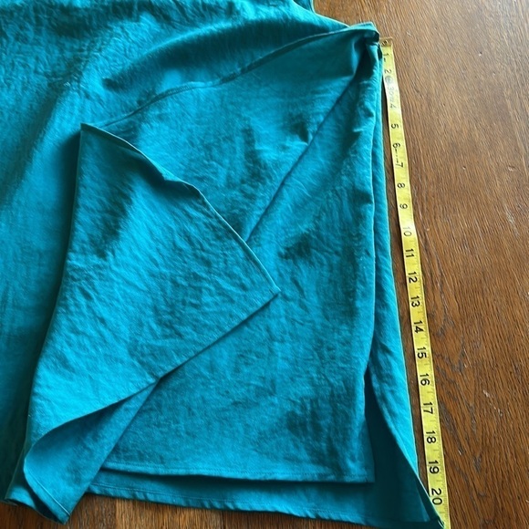 Lane Bryant sleeveless double layer tunic top size 24 back zipper layered tank - Picture 8 of 13